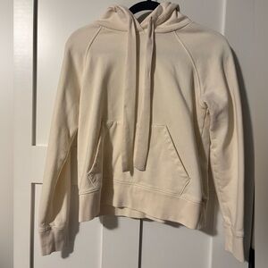 Banana Republic Cream Hooded Pullover